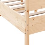vidaXL Cadre de lit sans matelas 150x200 cm bois de pin massif