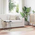 vidaXL Tapis HUARTE Beige 100 x 200 cm Polyester