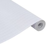 vidaXL Film pour fenêtre dépoli design à rayures 0 9x10 m PVC