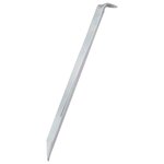 vidaXL Piquets de tente 24 Pièces 22 cm Ø20 mm acier galvanisé