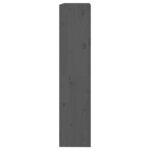 vidaXL Bibliothèque/Séparateur de pièce Gris 80x30x135 5 cm Pin massif