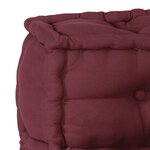 vidaXL Canapé modulaire 2 places marron 140x70x36 tissu