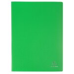 Protège-documents En Polypropylène 5/10e Opak Pochettes Cristal 100 Vues - A4 - Vert Clair - X 10 - Exacompta
