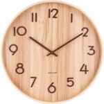 Horloge en bois pure 40 cm