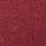 vidaXL Fauteuil inclinable Rouge bordeaux Tissu