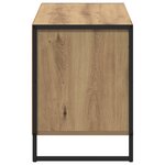 vidaXL Meuble TV Chêne artisan 100 x 36 x 49 5 cm Bois d'ingénierie