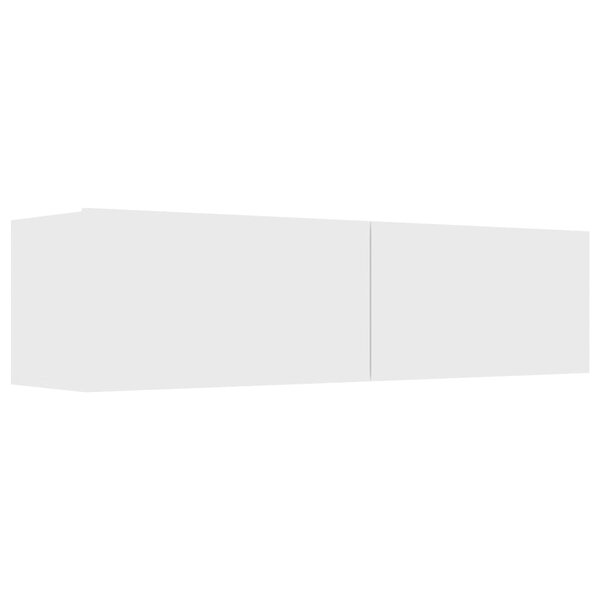 vidaXL Meuble TV Blanc 120x30x30 cm Bois d’ingénierie