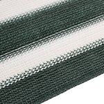 vidaXL Filet brise-vue vert et blanc 1 5x10 m PEHD 150 g/m²