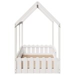 vidaXL Cadre de lit d'enfants forme de maison sans matelas 90x190 cm