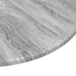 vidaXL Plateau de table Sonoma gris 60 x 60 x 1 5 cm Bois d'ingénierie