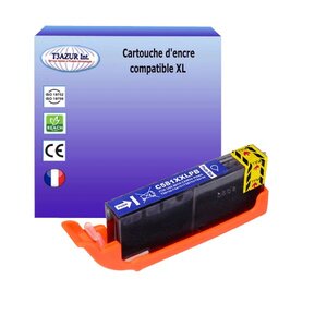 Cartouche compatible avec Canon Pixma TS705, TS8100, TS8150, TS8151, TS8152, TS8200, TS8240 remplace Canon CLI581 XL Photo Bleue - T3AZUR