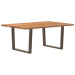 vidaXL Table à manger 180x120x74 cm bois de chêne massif rectangulaire