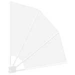 vidaXL Écran de confidentialité pour balcon Blanc 115 x 115 cm tissu