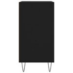 vidaXL Buffet noir 57x35x70 cm bois d’ingénierie