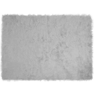 vidaXL Tapis en fausse Tafalla Gris 160 x 230 cm Polyester