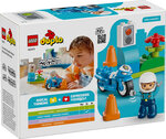LEGO DUPLO La moto de police bleue 10471  11 pièces  dès 2 ans