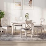 vidaXL Coussins de siège 4 Pièces Taupe 40 x 40 x 3 cm tissu