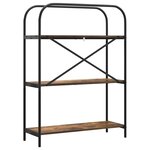 vidaXL Étagère Chêne fumé 80 x 30 x 109 cm Bois d'ingénierie