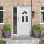 vidaXL Jardinière 2 Pièces Anthracite 50 x 50 x 50 cm Acier