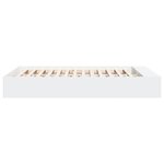vidaXL Cadre de lit sans matelas blanc 150x200 cm