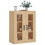 vidaXL Armoire murale chêne sonoma 69 5x34x90 cm