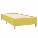 vidaXL Cadre de lit sans matelas vert 100x200 cm tissu