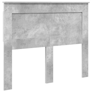 vidaXL Tête de lit Gris béton 120 cm Bois d'ingénierie