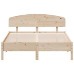 vidaXL Cadre de lit sans matelas 120x200 cm bois de pin massif