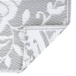 vidaXL Tapis d'extérieur Gris clair 160x230 cm PP