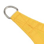 vidaXL Voile de parasol Tissu Oxford carré 2x2 m Jaune