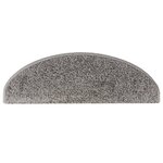 vidaXL Tapis d'escalier 10 Pièces 65x21x4 cm Gris