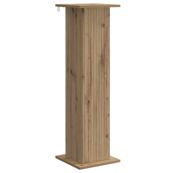 vidaXL Support de Plante Chêne artisanal 30 5 x 30 x 100 5 cm