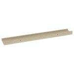 vidaXL Étagères murales 2 Pièces chêne sonoma 60x9x3 cm