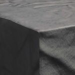 vidaXL Housse pour meubles Uni Noir 300 x 250 x 100 cm 600D