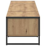 vidaXL Meuble TV Chêne artisan 170 5 x 36 x 30 5 cm Bois d'ingénierie