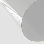 vidaXL Protecteur de table transparent 140x90 cm 2 mm PVC