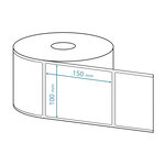 ROULEAU DE 500 ÉTIQUETTES COLISSIMO 150 X 100 MM