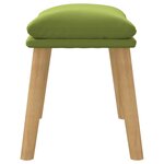 vidaXL Repose-pied Vert clair 45x29 5x35 cm Velours