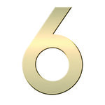 N° 6 en Laiton  adhésif puissant  50 mm x 2 mm