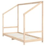 vidaXL Cadre de lit pour enfants 2x(80x200) cm bois de pin massif