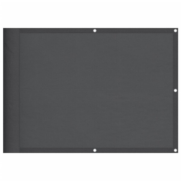 vidaXL Écran de balcon anthracite 75x700 cm 100  polyester oxford