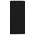 vidaXL Buffet chêne noir 57x34x76 cm bois d'ingénierie