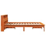 vidaXL Cadre de lit sans matelas cire marron 160x200cm bois pin massif