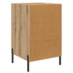 vidaXL Cabinet de chevet avec tiroir chêne artisanal 40 x 40 x 66 cm