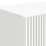 vidaXL Meuble TV mural Blanc 59 5 x 31 x 100 cm Bois d'ingénierie