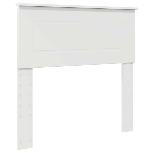 vidaXL Tête de lit Blanc 90 cm Bois d'ingénierie