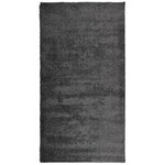 vidaXL Tapis shaggy PAMPLONA poils longs moderne anthracite 80x150 cm