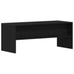 vidaXL Meuble TV chêne noir 100x40x40 cm bois d'ingénierie