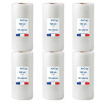 6 rouleaux de film papier bulle tricouche Aircap largeur 100 cm x longueur 50 mètres