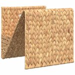 vidaXL Porte-revue 31 x 31 x 31 cm Jacinthe d'eau